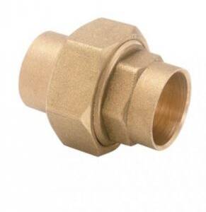 UNION THREE PIECES WELD BRASS