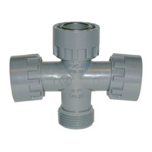 TE DOBLE COLECTOR RIEGO PVC PRESION