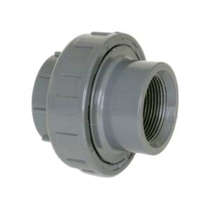 UNION TRES PIEZAS H-H ROSCAR PVC PRESION