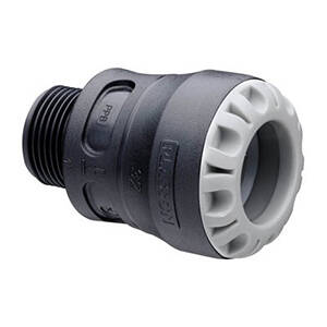 ENLACE MACHO POLIETILENO CONEXION RAPIDA SERIE 1