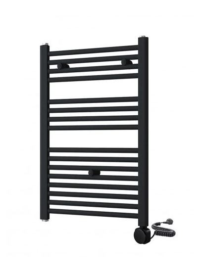 BLACK ELECTRIC TOWEL RACK