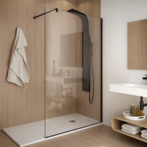 VITTA SERIES SINGLE FIXED SHOWER ENCLOSURE